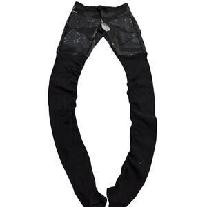 Alo leggings celestial top w stretchy lower part sz XS yoga fitted activewear